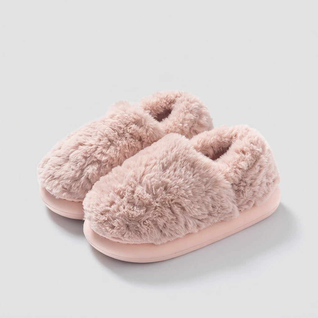 Women's Teddy Fleece Clog Slippers - Fuzzy Plush Lined House Shoes with Anti-Slip Sole, Indoor Outdoor