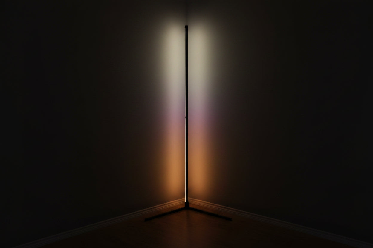 RGB Floor Lamp - Color Changing LED Standing Lamp with Remote Control for Living Room Bedroom Gaming