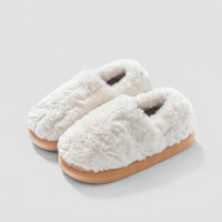 Women's Teddy Fleece Clog Slippers - Fuzzy Plush Lined House Shoes with Anti-Slip Sole, Indoor Outdoor