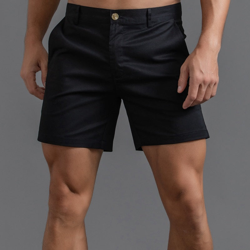 Mens Cotton Chino Shorts - Twill Casual Summer Shorts