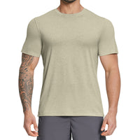 Mens Merino Wool Blend T-Shirt - Lyocell Breathable Base Layer