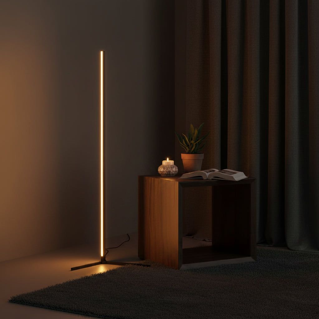 RGB Floor Lamp - Color Changing LED Standing Lamp with Remote Control for Living Room Bedroom Gaming