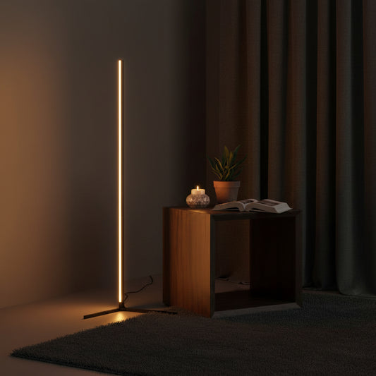 RGB Floor Lamp - Color Changing LED Standing Lamp with Remote Control for Living Room Bedroom Gaming