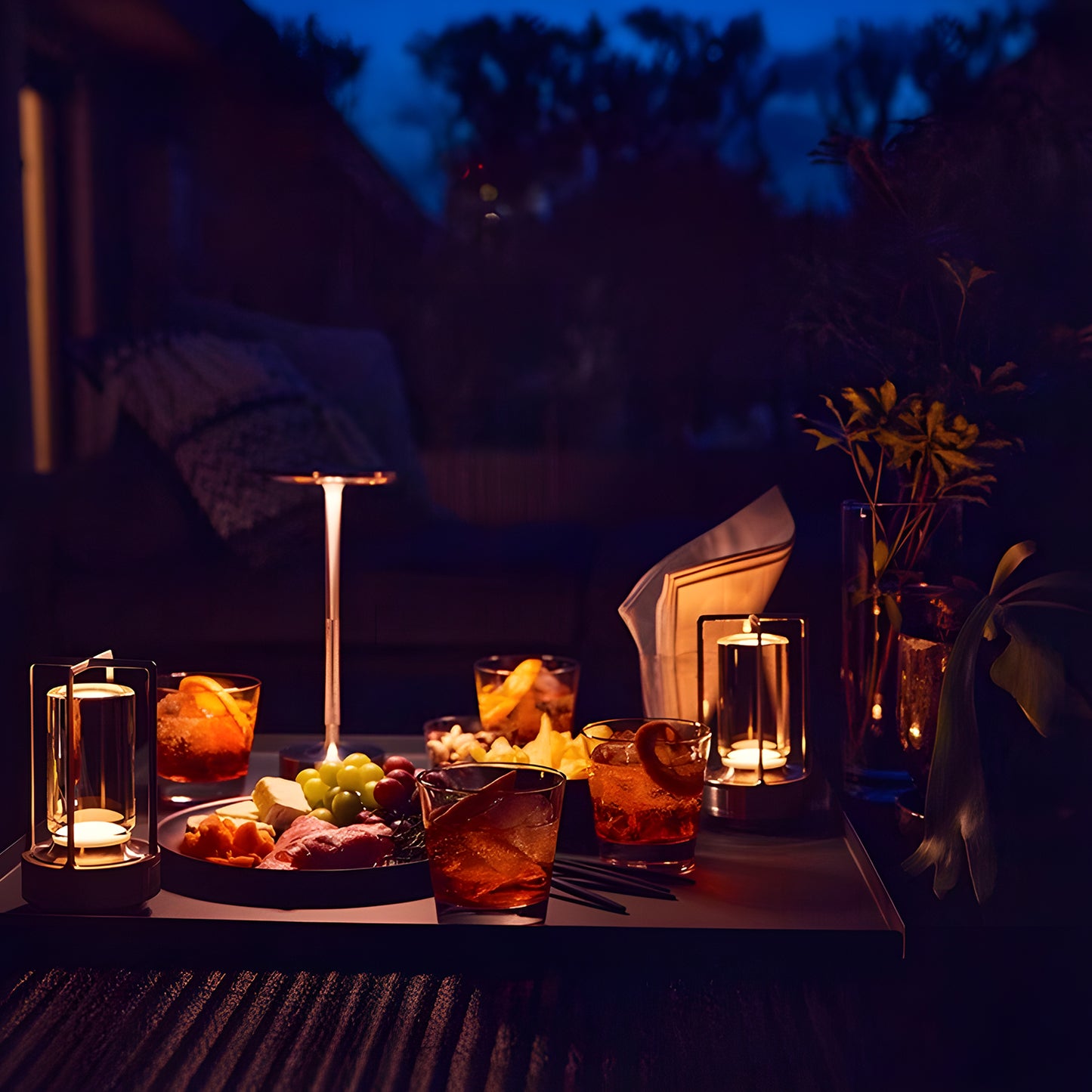 Modern Cordless Bar Lamp-Luxury Rechargeable Table Lamp – Wireless Touch-Control Lighting