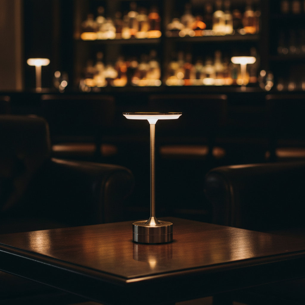Modern Cordless Bar Lamp-Luxury Rechargeable Table Lamp – Wireless Touch-Control Lighting
