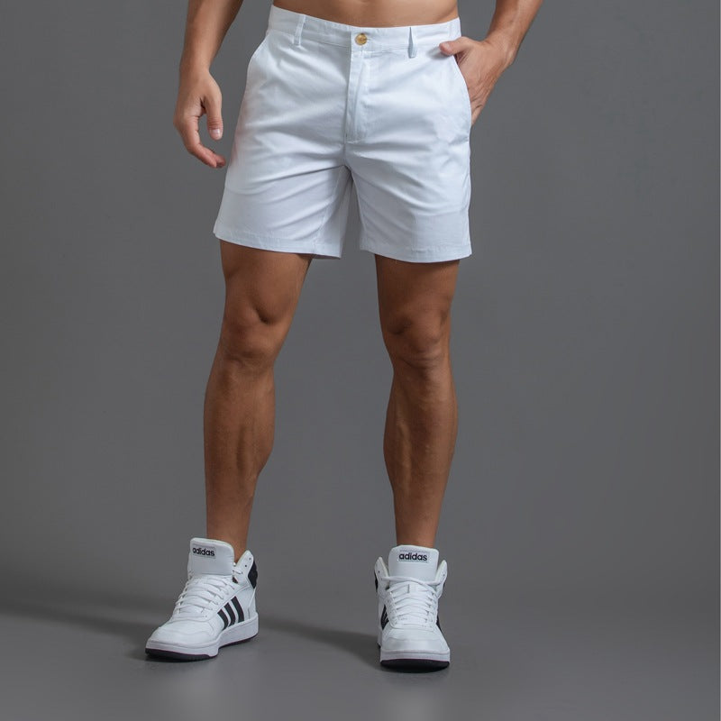 Mens Cotton Chino Shorts - Twill Casual Summer Shorts