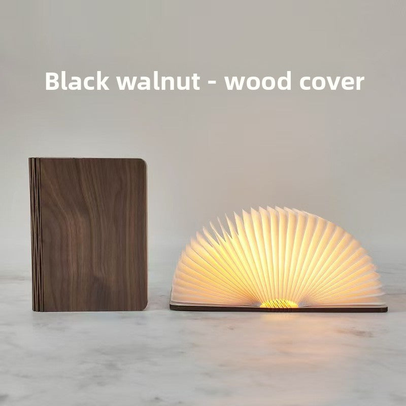 Folding Book Lamp - Ambient LED Book Light Foldable Night Light for Bedroom Living Room Desk Decor