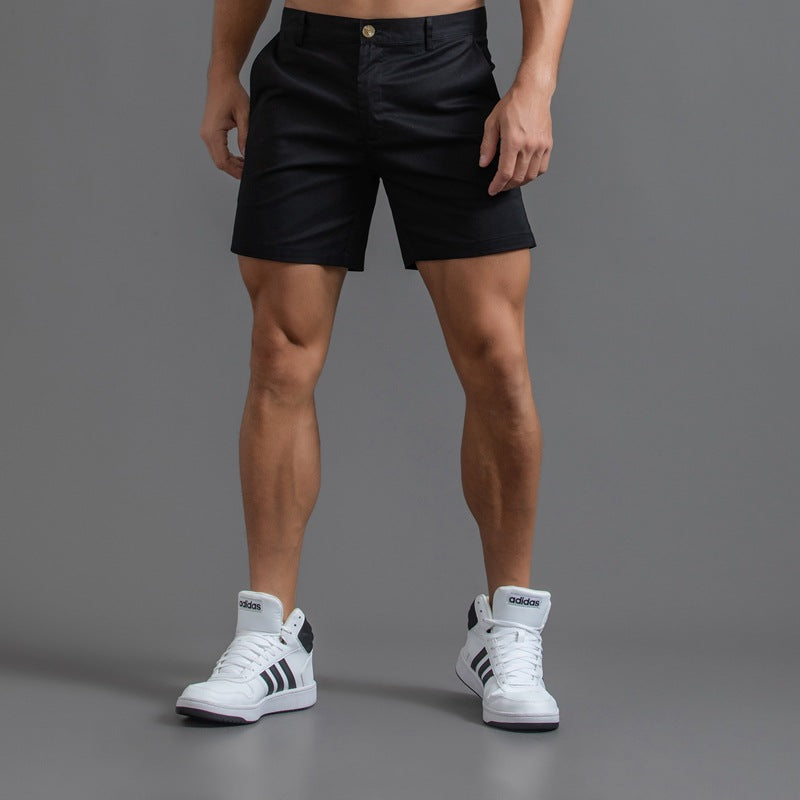 Mens Cotton Chino Shorts - Twill Casual Summer Shorts
