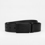 Mens Leather Belt - Smooth Buckle, Metal-Free Hypoallergenic