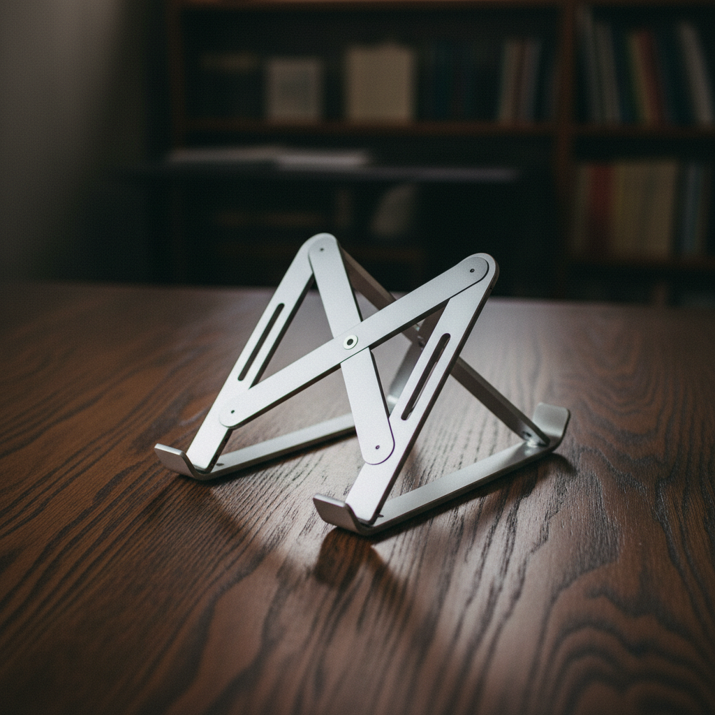 Foldable Laptop Stand - Portable Adjustable Minimalist Desk Stand for MacBook and Notebooks