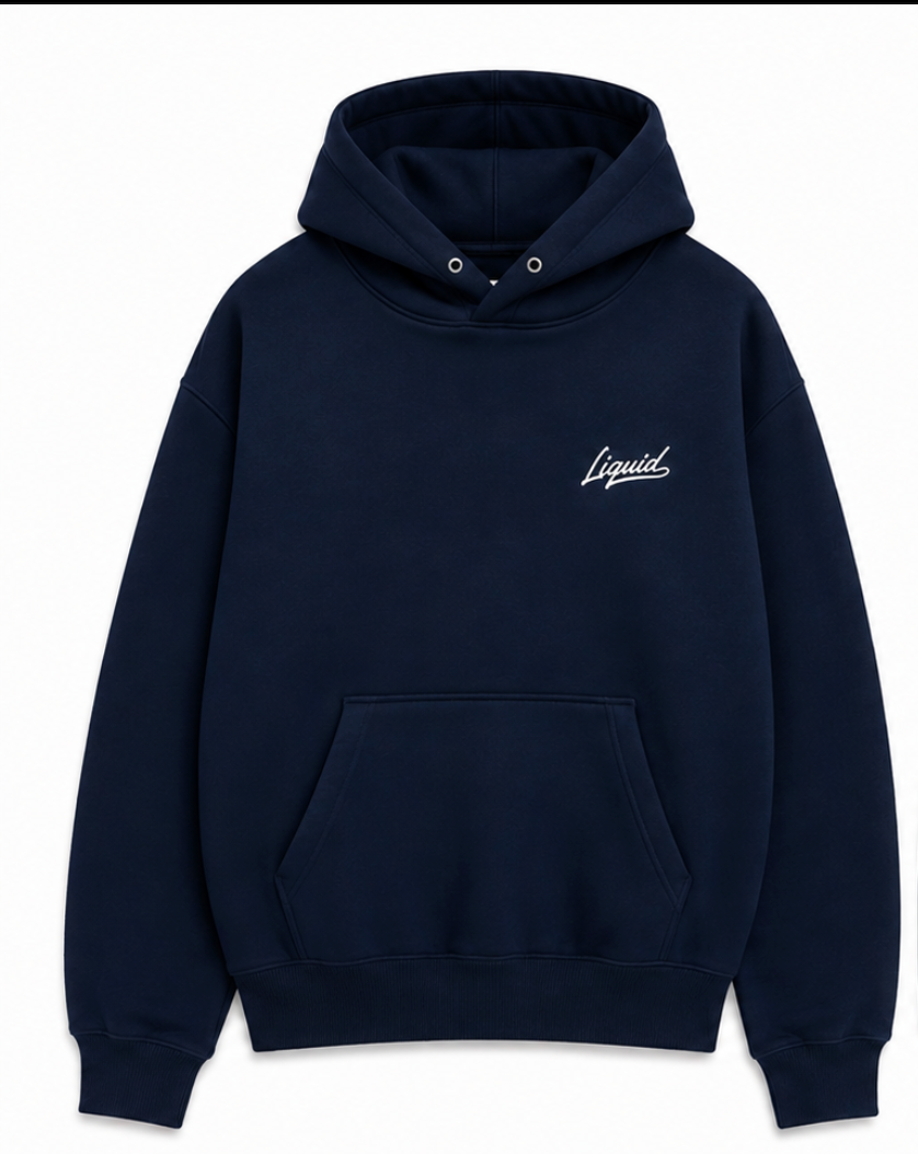 LIQUID Hoodie Navy blue