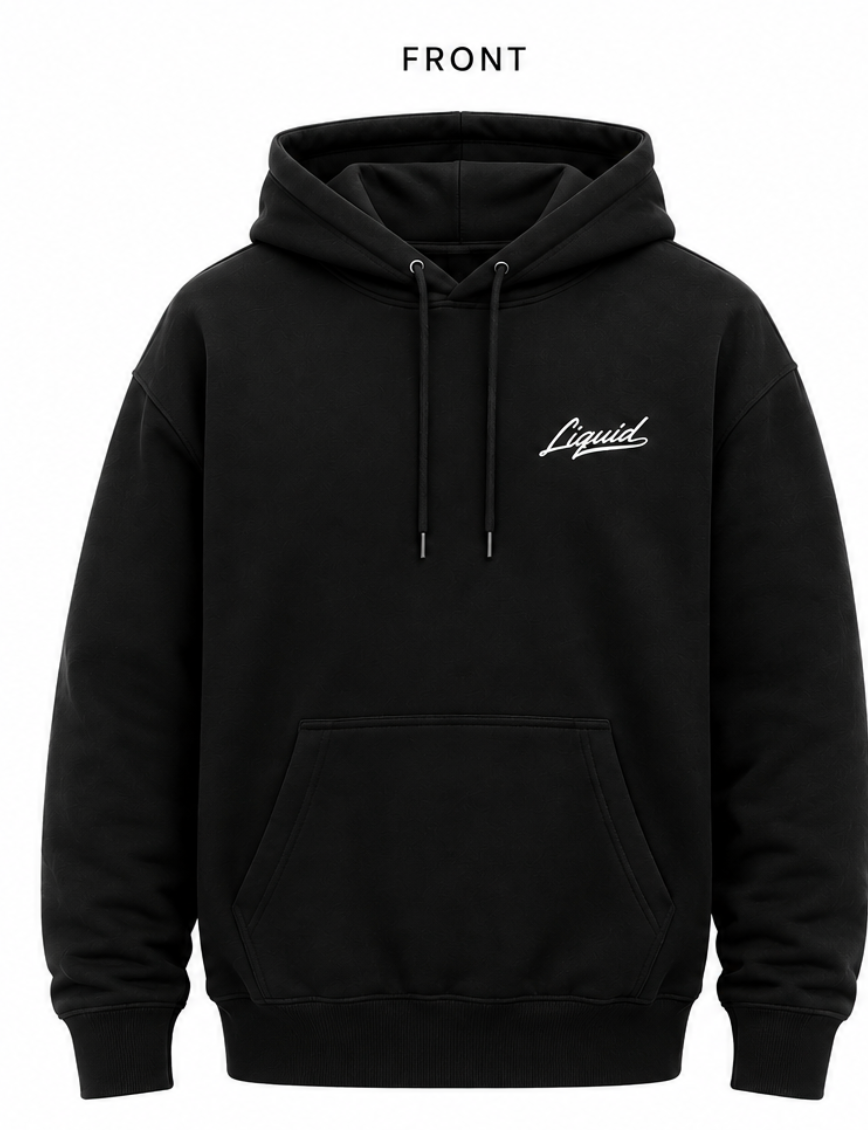 LIQUID Hoodie black