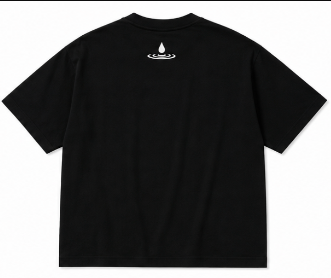 LIQUID Cotton Tee Black
