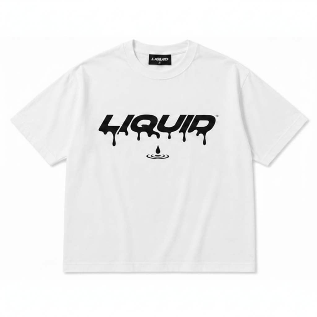 LIQUID Cotton Tee white