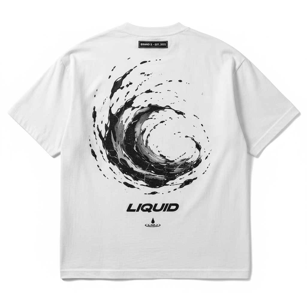 LIQUID Cotton Tee white