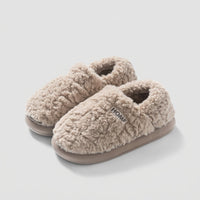 Women's Teddy Fleece Clog Slippers - Fuzzy Plush Lined House Shoes with Anti-Slip Sole, Indoor Outdoor