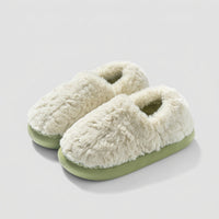 Women's Teddy Fleece Clog Slippers - Fuzzy Plush Lined House Shoes with Anti-Slip Sole, Indoor Outdoor