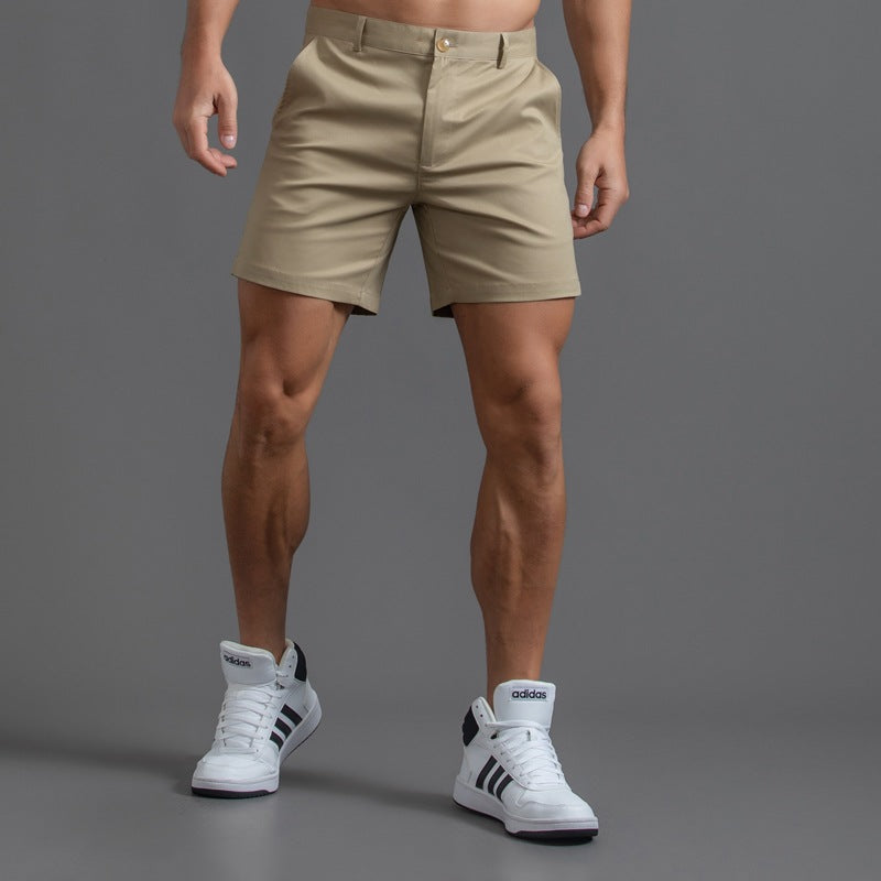 Mens Cotton Chino Shorts - Twill Casual Summer Shorts
