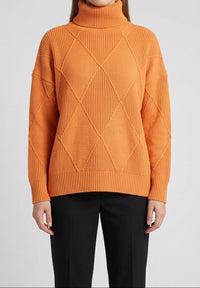 Women's Chunky Turtleneck Sweater - Oversized Knit Pullover, Cozy Winter Jumper