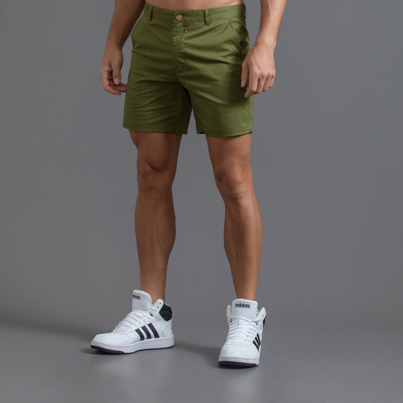 Mens Cotton Chino Shorts - Twill Casual Summer Shorts