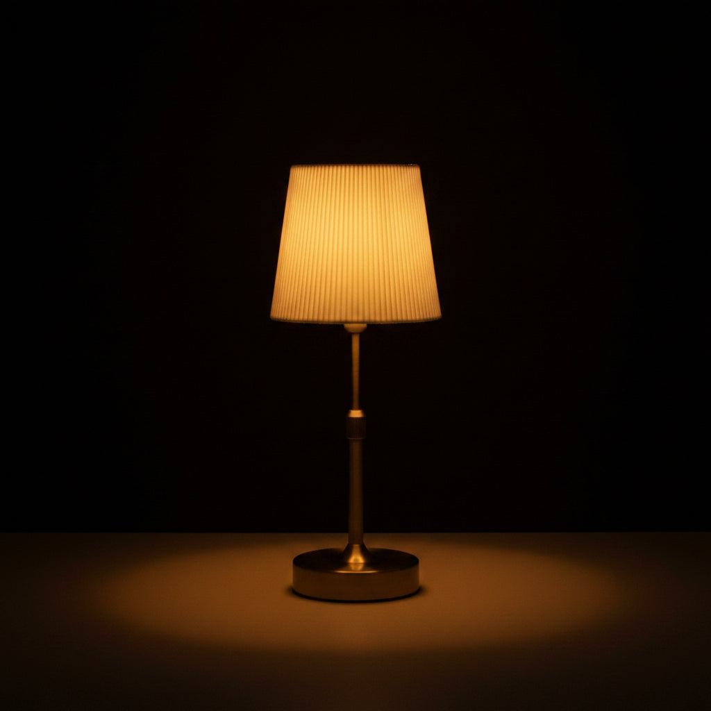 Japanese Wireless Table Lamp - Rechargeable Cordless Bedside Night Light Warm Ambient Desk Lamp