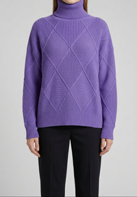 Women's Chunky Turtleneck Sweater - Oversized Knit Pullover, Cozy Winter Jumper