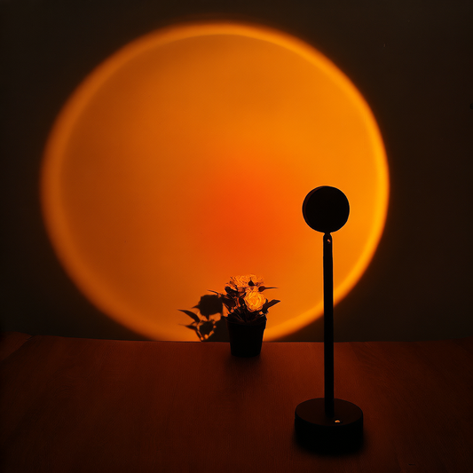 Sunset Projection Lamp - Rainbow Sunset Projector Light for Room Decor Photography Aesthetic Bedroom