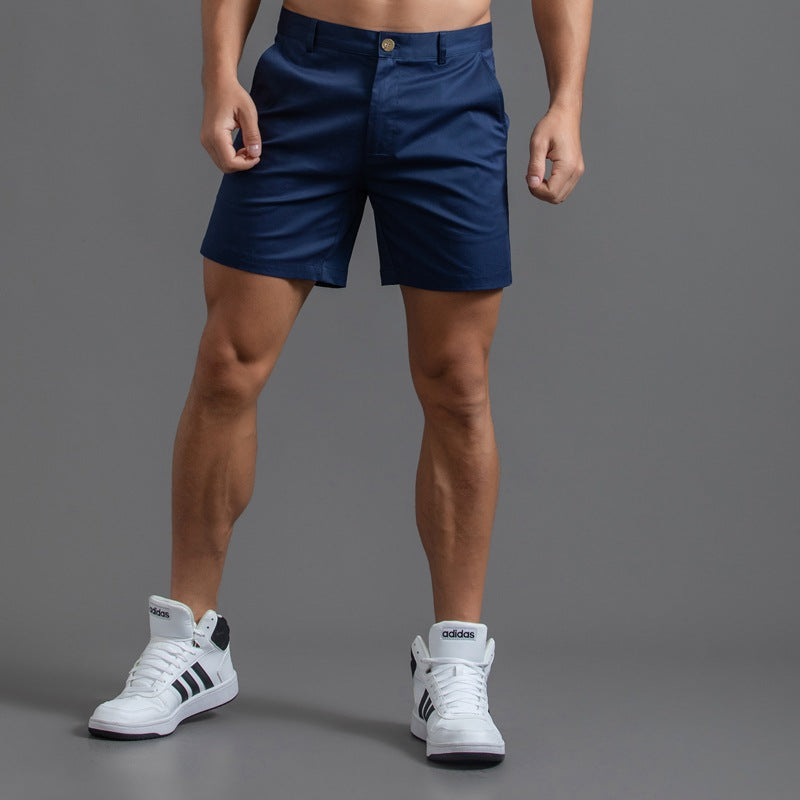 Mens Cotton Chino Shorts - Twill Casual Summer Shorts