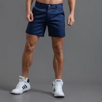 Mens Cotton Chino Shorts - Twill Casual Summer Shorts